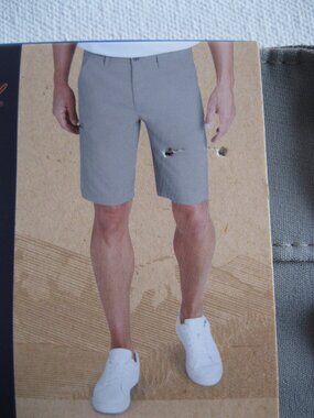 Weatherproof Vintage Mens Trail Shorts Gray Performance Stretch Cargo, 36(36-37)